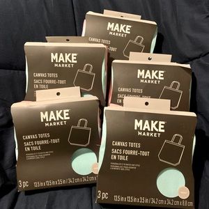 New-Pastel colors- Pink, Blue & Purple Tote Bags by Make Market®